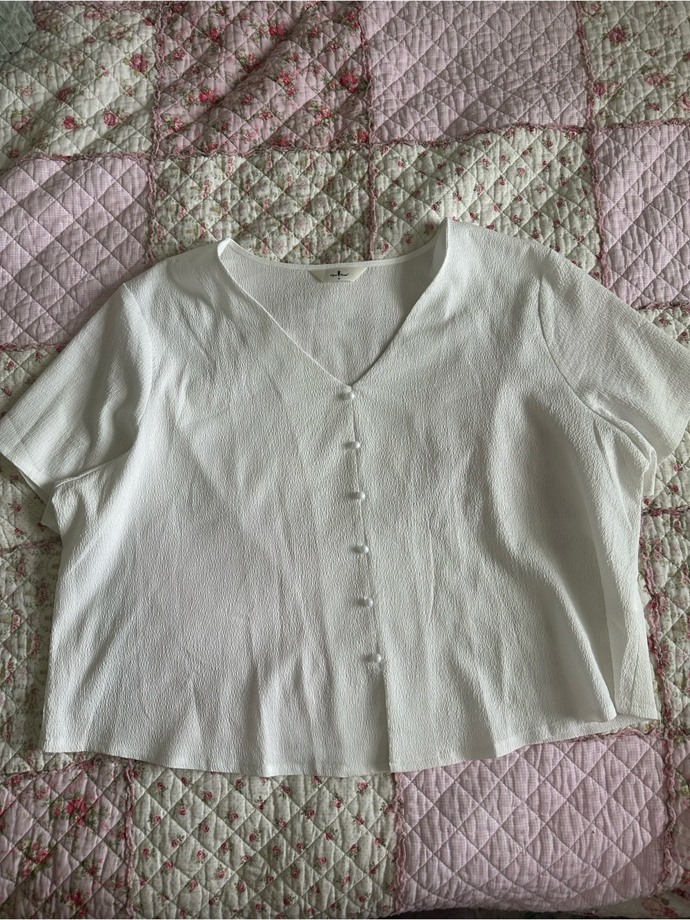 Agnes Orinda White Blouse Sz 3x